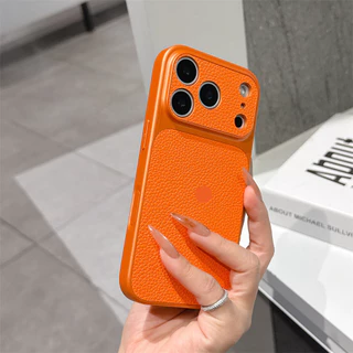 ใหม่หรูหรา Electroplated Matte กันกระแทกหนังเคสโทรศัพท์สําหรับ IPhone 11 14 PRO MAX 15 12 13 16 17 PRO MAX Plus