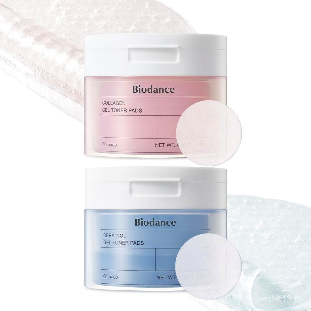 Biodance Gel Toner Pads Duo: Collagen & Cera-NOL Gel Toner Pads
