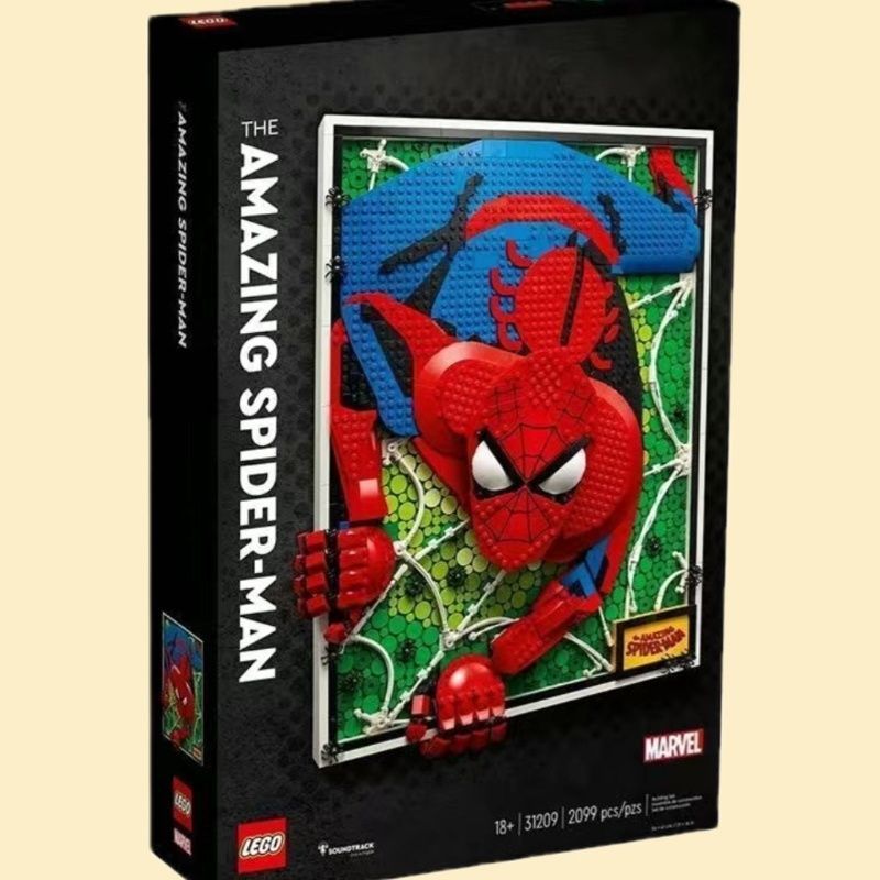 Lego 31209 Magic Spiderman Building Block ของเล่นเด็กสาวของขวัญ 3D ภาพวาดการศึกษาคอลเลกชัน