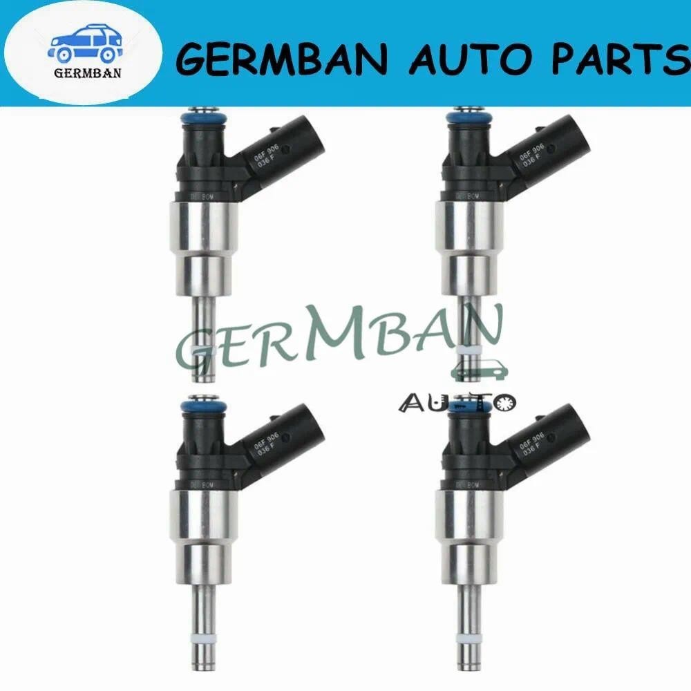 06ฉ906036F 4PCS หัวฉีดน้ํามันเชื้อเพลิง 06F 906 036F สําหรับ VW EOS BWA Golf Mk5 Gti Audi A3 2004-20