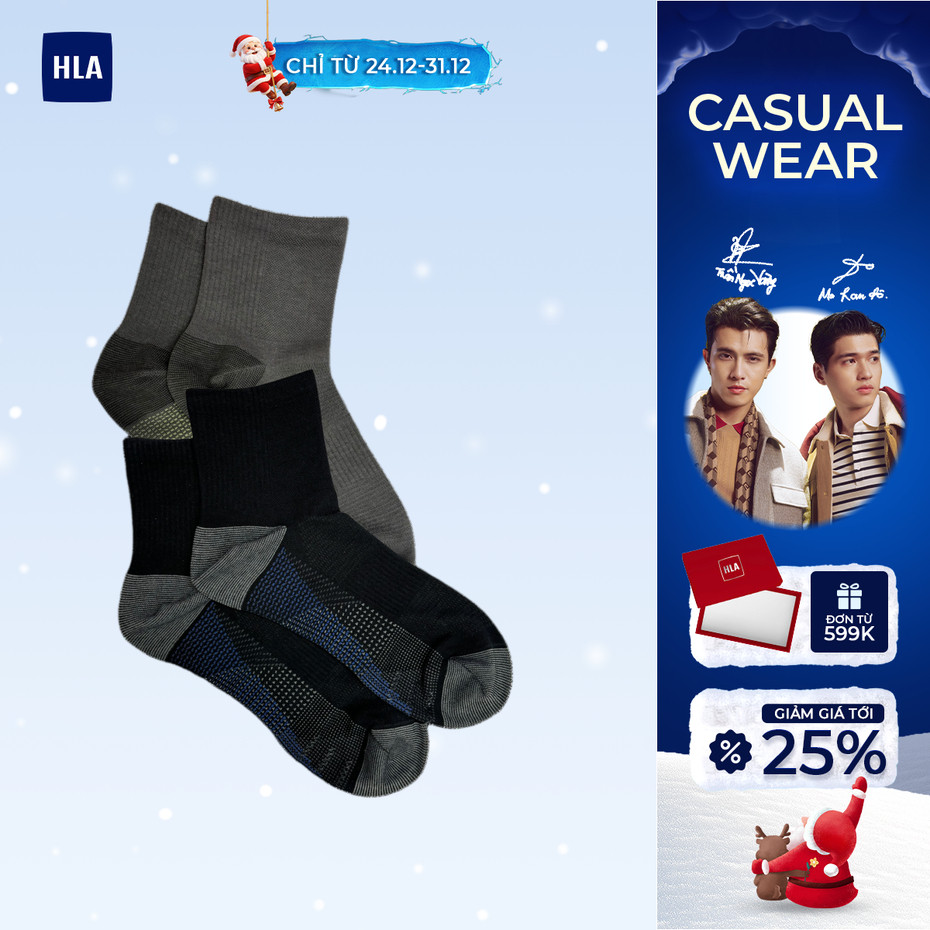 HLA ถุงเท้ากีฬาคอปกสูง – เพิ่มประสิทธิภาพ Comfort All Day