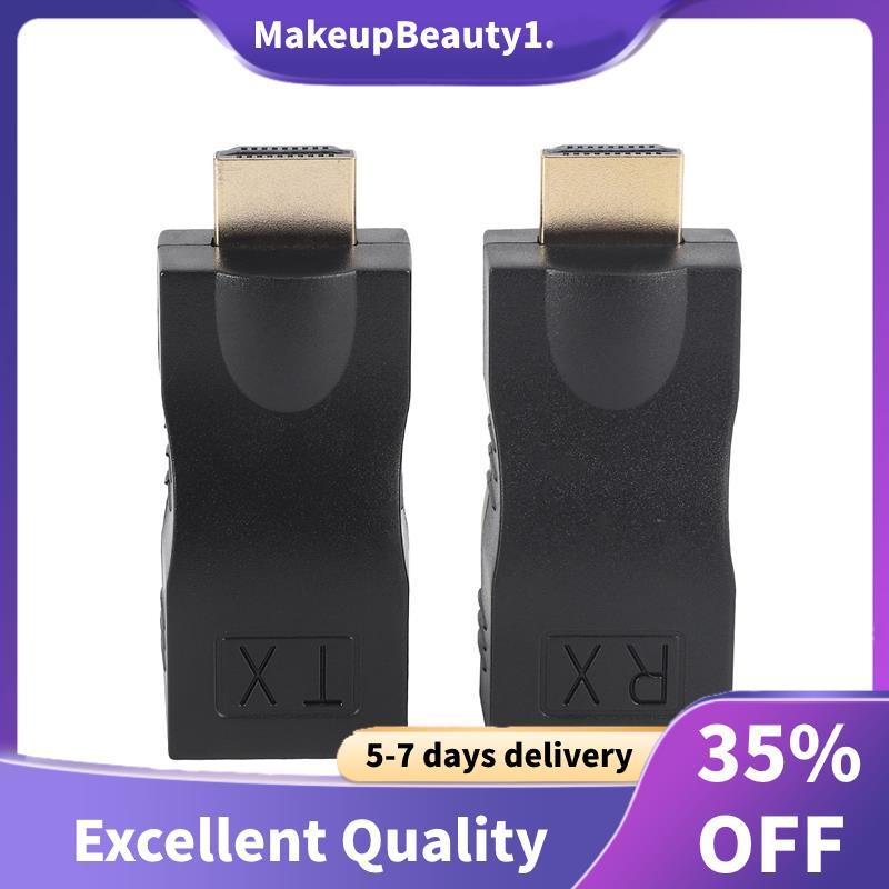 4K 3D 1.4 30M Extender to RJ45 over Cat 5e/6 Network LAN Ethernet Adapter