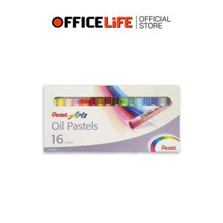 Pentel (เพนเทล) สีชอล์คน้ำมัน Oil Pastels ชุด 12 / 16 / 25 / 36 / 50 สี (1 กล่อง)