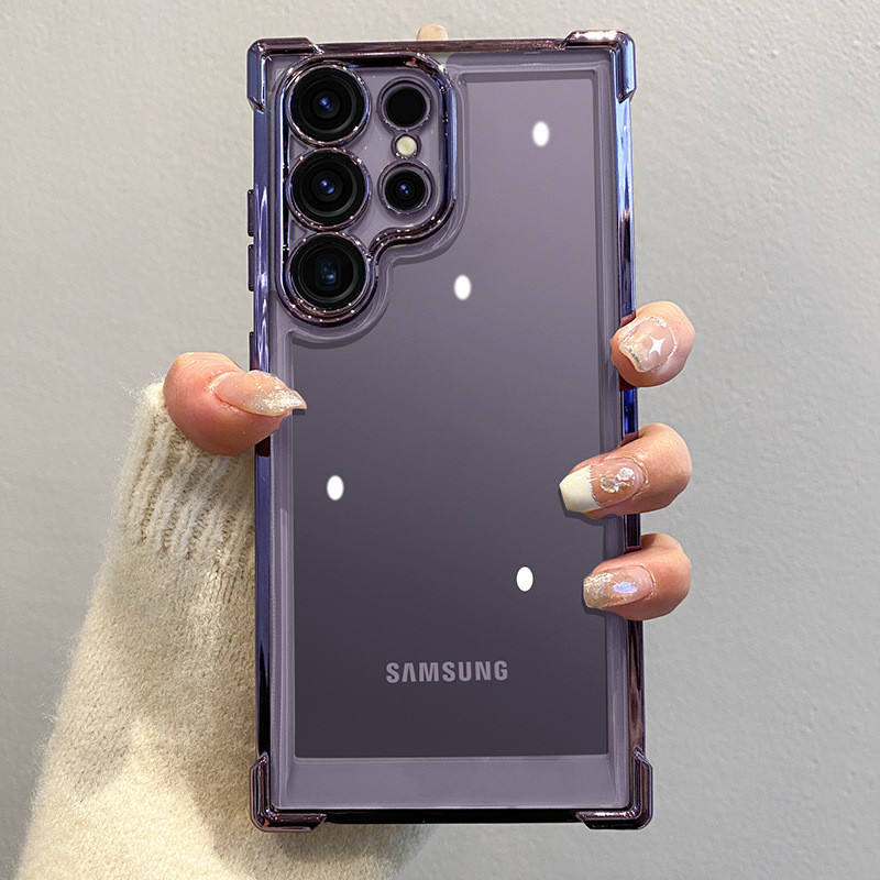 สําหรับ Samsung S26 Ultra S26Plus เลนส์ป้องกันฟิล์มชุบซิลิโคนกันกระแทกโทรศัพท์ปกหลัง Soft TPU กันชนสําหรับ Galaxy S26 Plus