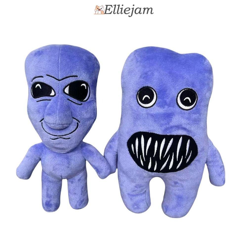 ELLIEJAM Ao Oni ของเล่นตุ๊กตา, ตุ๊กตายัดไส้ Blue Demon ตุ๊กตาตุ๊กตา, การ์ตูนอะนิเมะรูปตลกออกแบบเกมตุ