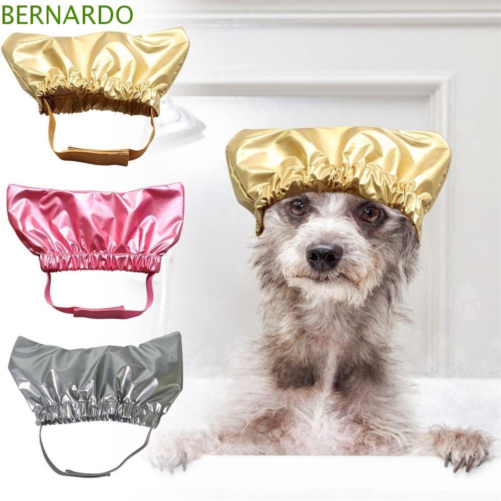 BERNARDO1 หมวกอาบน้ําสัตว์เลี้ยง, หมวกอาบน้ําแมวแบบใช้ซ้ําได้กันน้ํา, Idea Adjustable Rubber Band Br