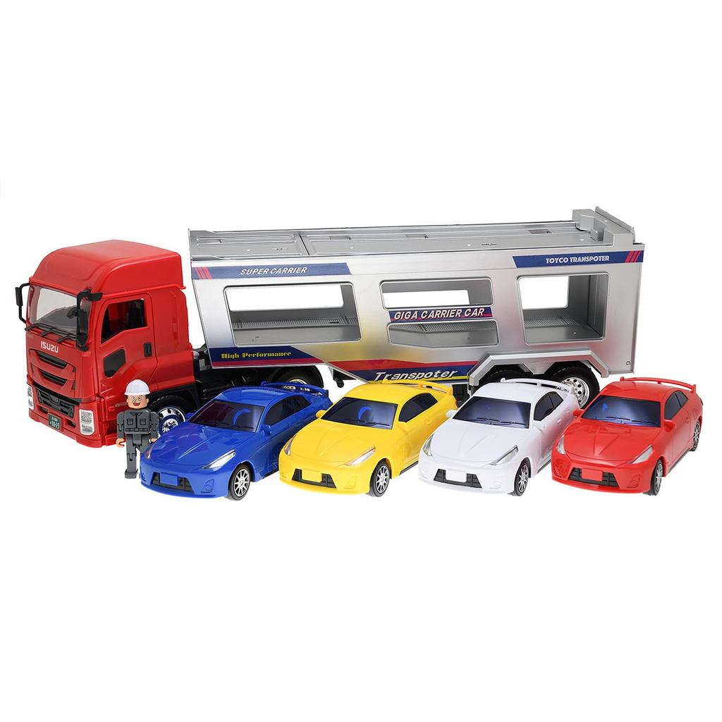 Toyco Giga Carrier  
Toyco Giga Dump Mini  
Toyco Giga Dump & Shovel  
Toyco Junior Dump & Shovel  
