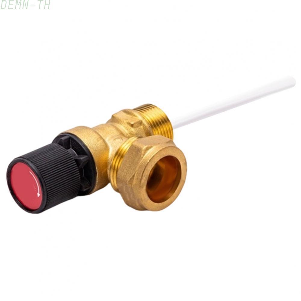 6 Bar Pressure Relief Valve Brass Temperature Control 92 to 95 Degrees 15mm 20mm