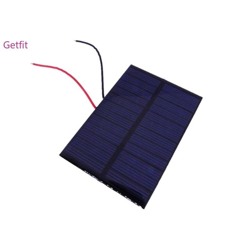 GETF Solar Panel 6V Polysilicon Charger Module พร้อมสายยาวสําหรับผู้ที่ชื่นชอบการ DIY