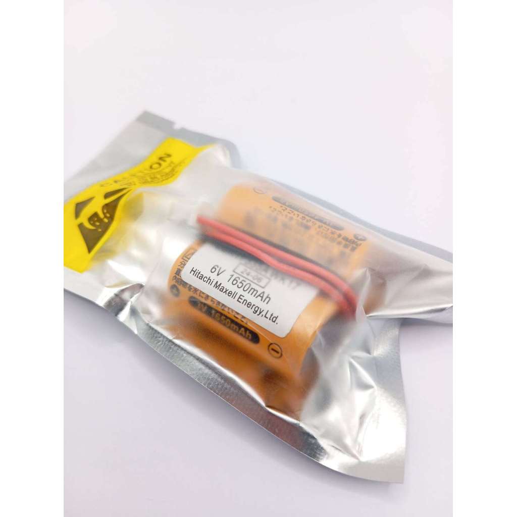 สินค้าแบรนด์แท้ แบตเตอรี่ลิเธียม Maxell MR-BAT6V1 MR-BAT6V1, 2CR17335A WK17  ปีผลิตล่าสุด