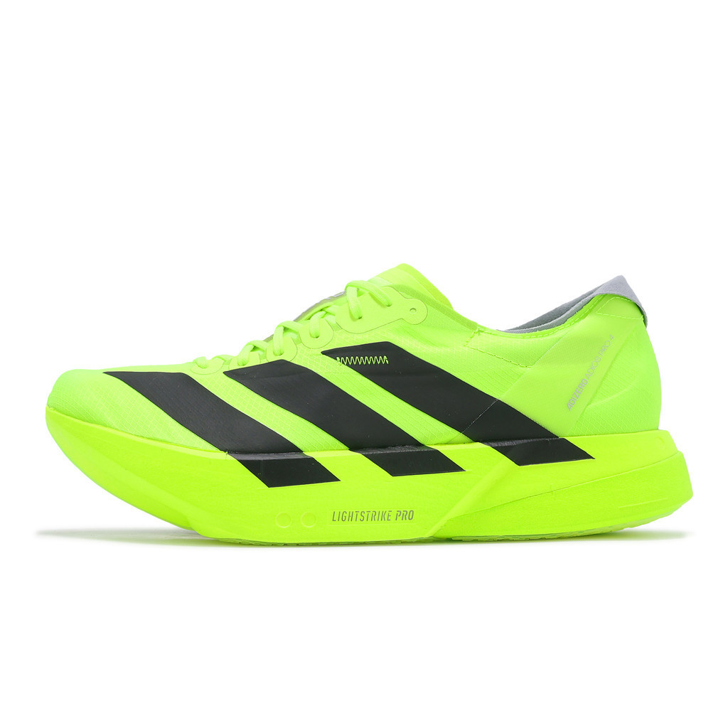 Adidas Racing Running Shoes Adizero Adios Pro 4m Mens Fluorescent Green Road [ACS] JR6364 GDTT