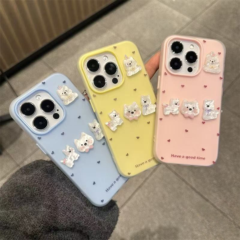 เคสไอโฟน 17 13 16 สำหรับ iPhone 17 11 15 16 13 12 14 Pro Max 15 7 8 Plus XR X XS เคสลายการ์ตูนน่ารักสำหรับน้องหมา 2 in 1 ราคา ถูกที่สุด ดีลบีเคเค แกลเลอรีภาพที่ 9