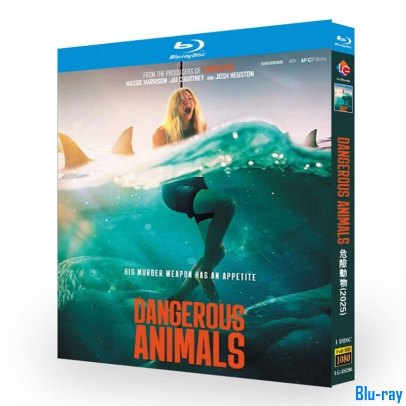 [BRAND NEW SEALED] American Film Dangerous Animals (2025) กล่อง Blu-ray 1 แผ่น