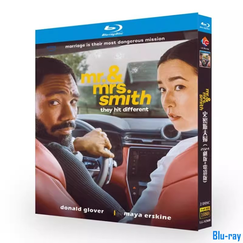 [BRAND NEW SEALED] ละครอเมริกัน Mr. & นาง. Smith (2024) 2-Disc Blu-ray Boxed