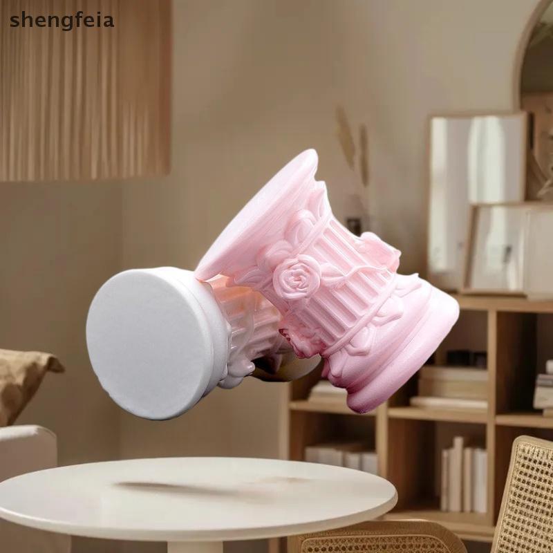 [SFI] เสาโรมันคอลัมน์กรีกรูปปั้นแท่นเชิงเทียนหุ่นประติมากรรมบ้านในร่ม Dinning Room สวนทิวทัศน์ตกแต่ง