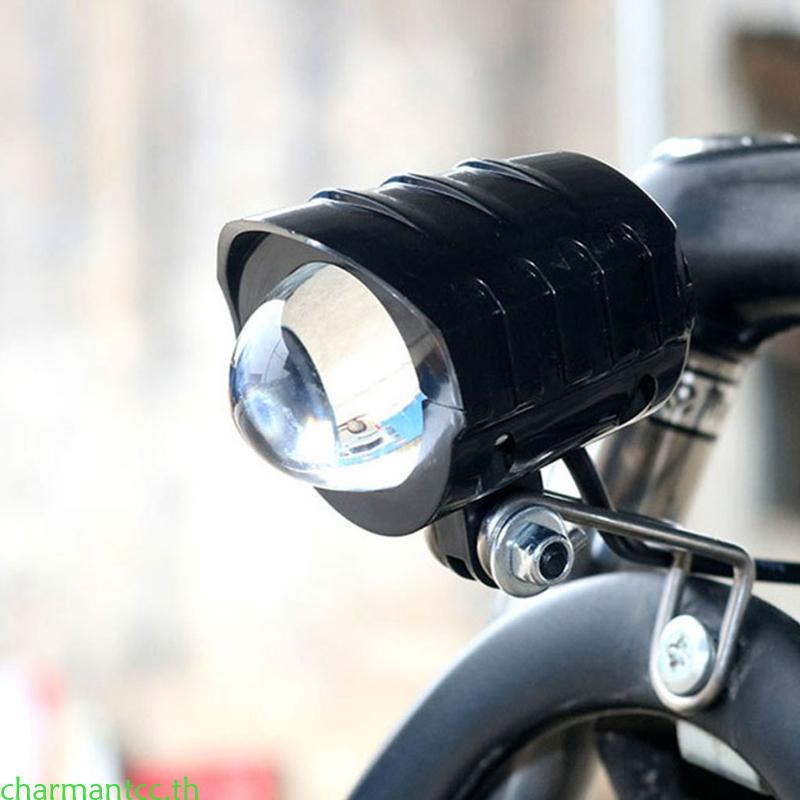 Electric Bike LED Front Light E-Bike  2 in 1 Waterproof Horn Headlight