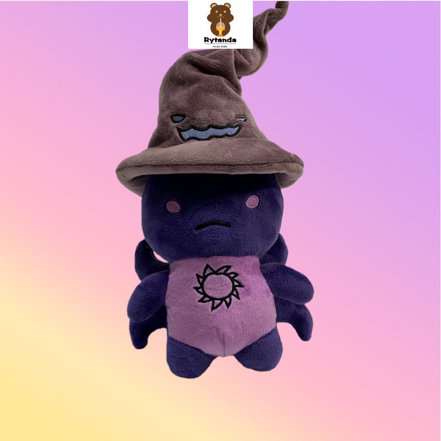 Rytanda Forsaken Azure ตุ๊กตาสีม่วงนุ่มน่ารัก Plushie ตุ๊กตาสัตว์ตุ๊กตาจําลองตุ๊กตาหมอนสําหรับเด็กแฟ