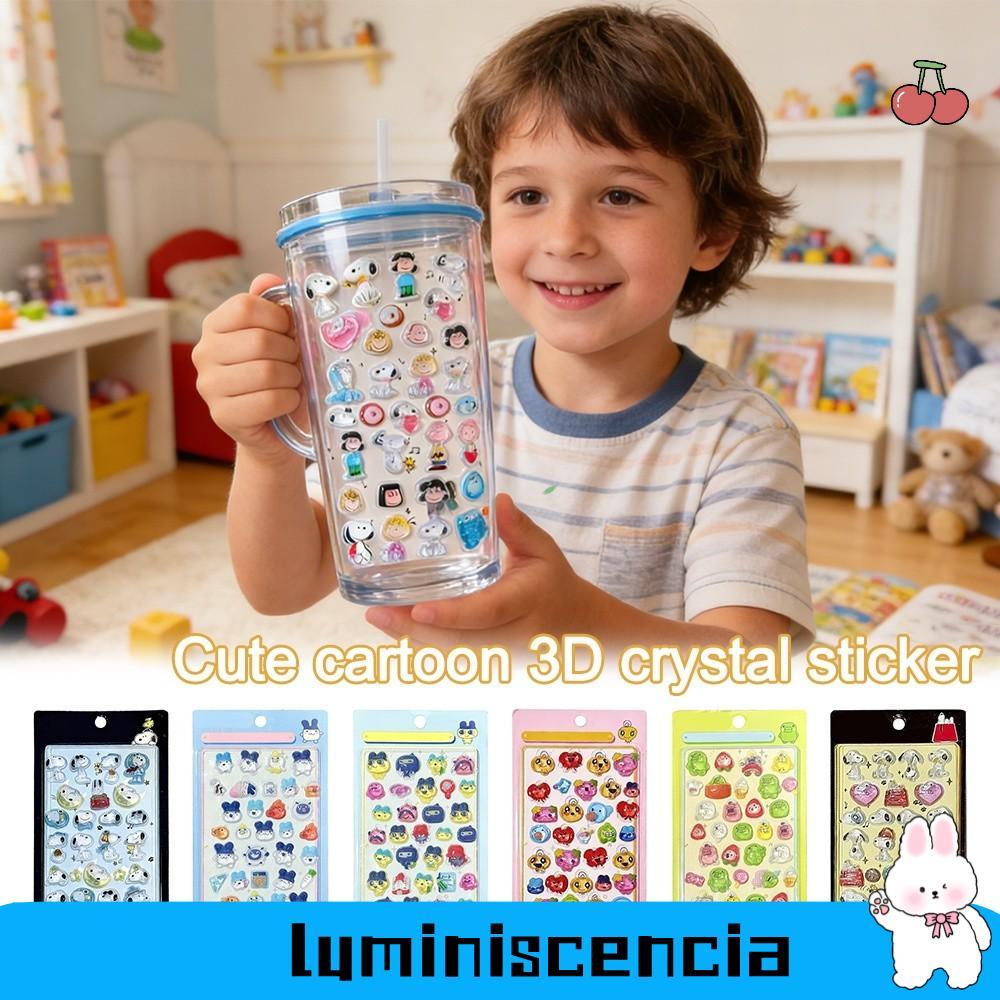 สติ๊กเกอร์ LUMINESCIA Tamagotchi, สติ๊กเกอร์คริสตัลใส Bonbon Drop Seal, สติ๊กเกอร์การ์ตูนวันเกิดออกแ
