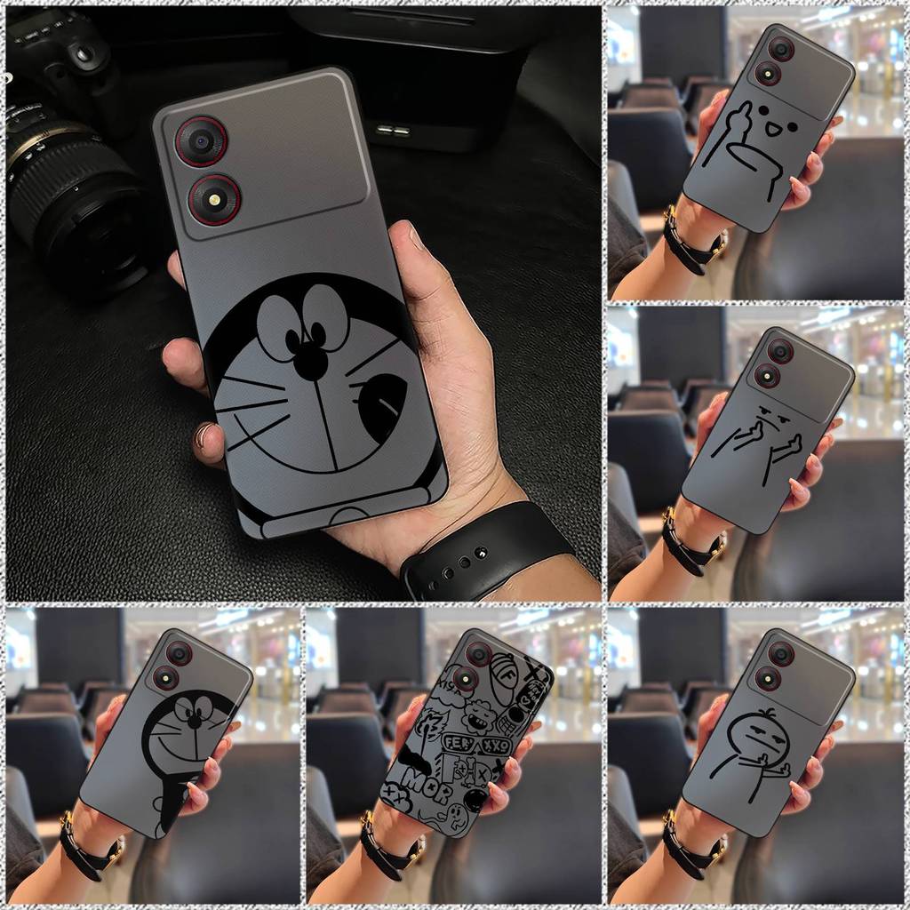 Anti-knock Full wrap เคสโทรศัพท์สําหรับ ZTE Blade A34 TPU ซิลิโคนแฟชั่นออกแบบ Dirt-proof Graffiti So