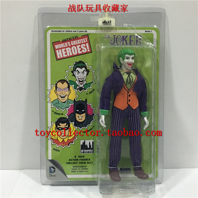 现货DC The Joker Heroes Action 8 "รูป Joker mini doll摆件