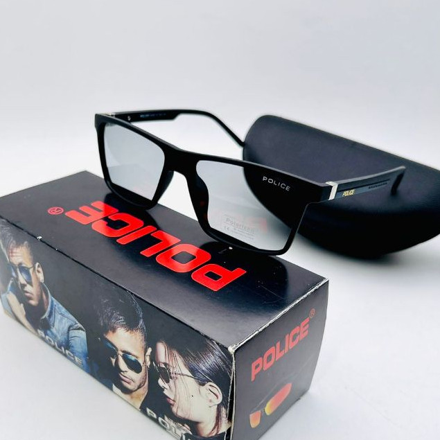 ใหม่ POLICE 18102 PHOTOCROMIC โพลาไรซ์+UV 400 แว่นตาผู้ชายและผู้หญิง