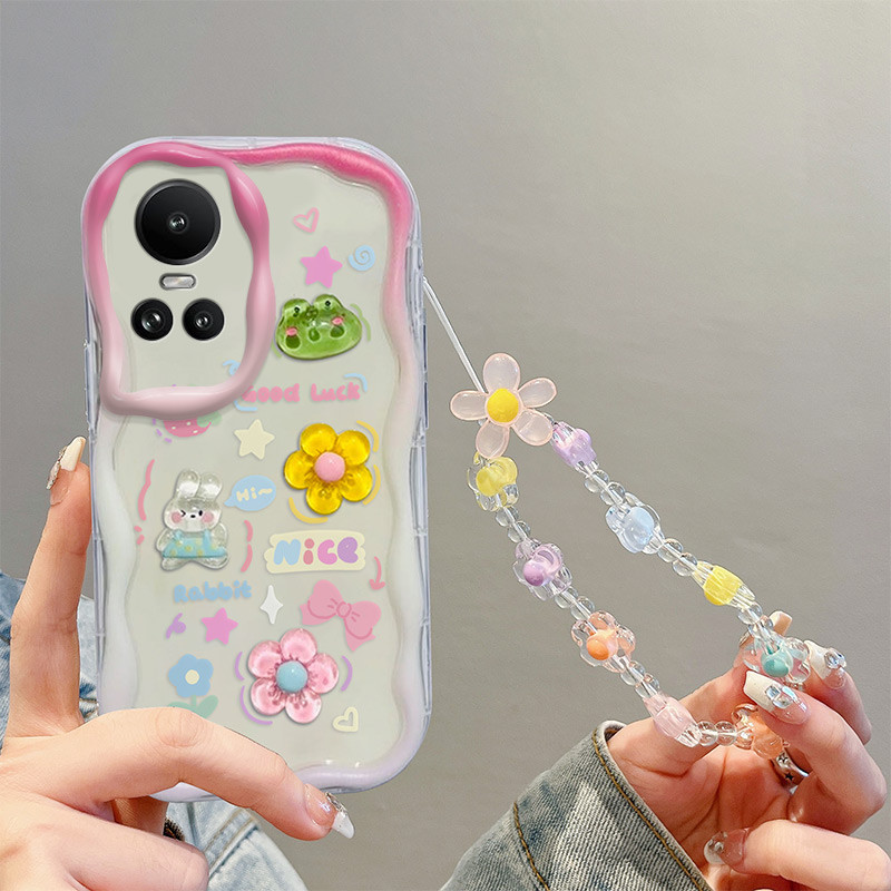 เคส For Oppo Reno 10 5G TPU เคส BBNYGZ สไตล์ครีม 3D ตุ๊กตากรณีโทรศัพท์ใสที่มีหลายรูปแบบ. ราคา ถูกที่สุด ดีลบีเคเค แกลเลอรีภาพที่ 4