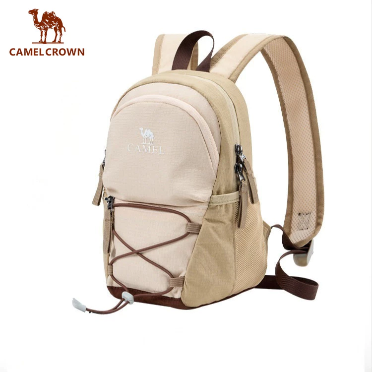 CAMEL CROWN 10L Multicolor Commutting & Travel Backpack กระเป๋าเป้สะพายหลังเดินป่าน้ําหนักเบา