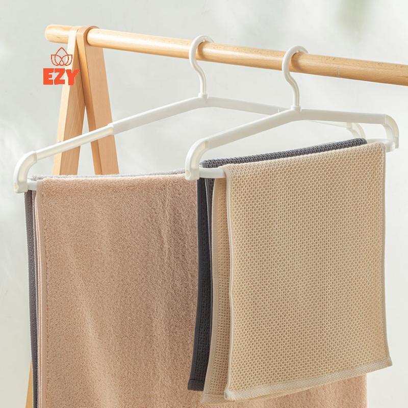 EZY ไม้แขวนเสื้อยืดแขนสําหรับผ้าปูที่นอน nskets ผ้าขนหนูผู้ใหญ่เด็กเด็กซักรีดแห้งประหยัดพื้นที่ใหม่