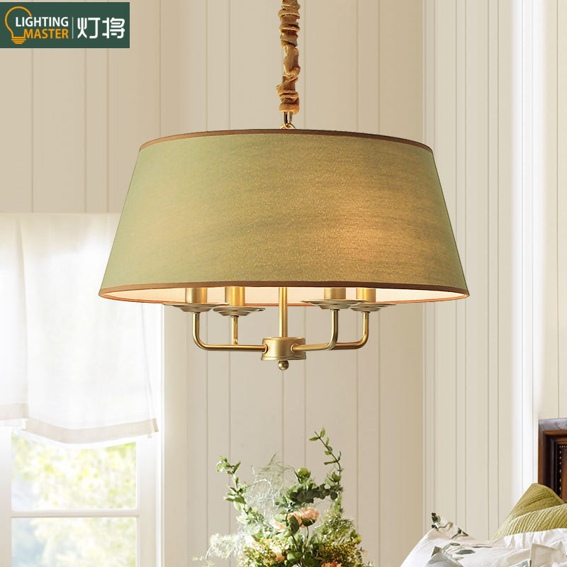 Light Fixture American Restaurant Pendant Light Nordic Bar Simple Living Room Light Master Bedroom L