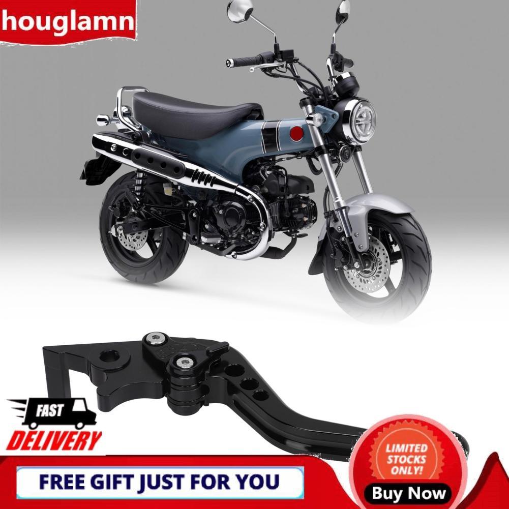 Houglamn Aramox มือเบรคแบบพับได้อะลูมิเนียม CNC สำหรับ DAX125 ST125 CT125 Cub ติดตั้งง่าย การออกแบบตามหลักสรีรศาสตร์พร้อมอโนไดซ์และความทนทาน (สีดำ) Aramoxoercy067x8-11