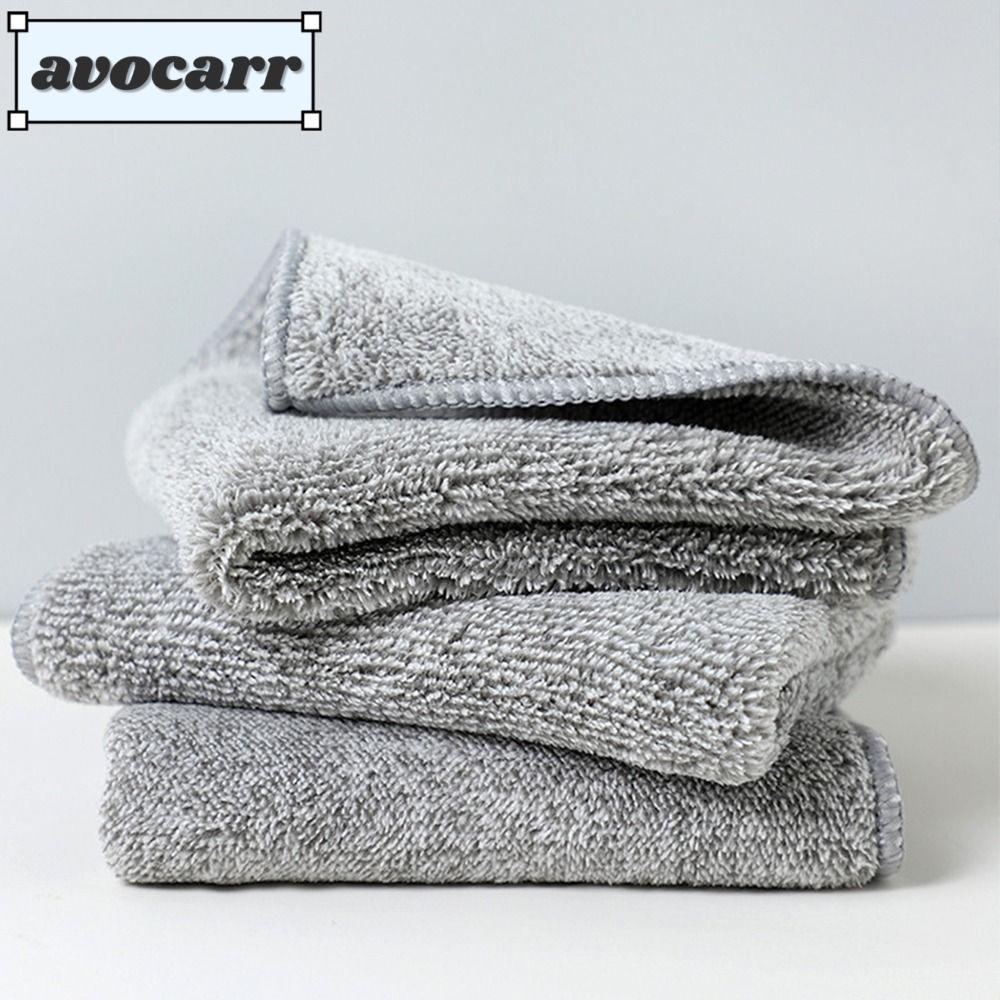 Avocar ผ้าทําความสะอาดห้องครัว, Non-Stick น้ํามันเช็ด Rags ผ้าขนหนูทําความสะอาด, ผ้าเช็ดจานไมโครไฟเบอร์ล้างทําความสะอาดได้ Scouring Pad Reusable Washcloth House Kitchen