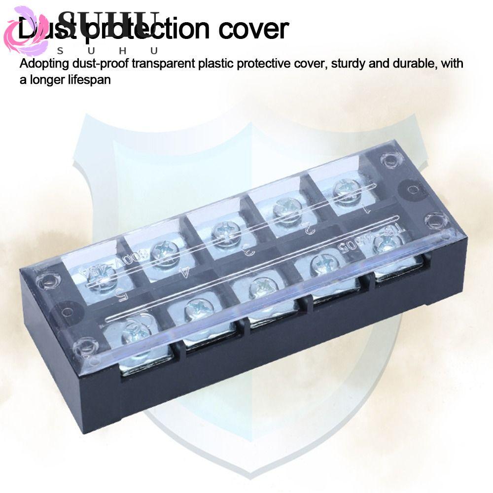 SUHU Terminal Block,พร้อมสกรู Dual Row Strip Block Terminal, Terminal Block Connector Electric Conne