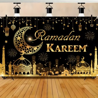 แบนเนอร์ตกแต่งพื้นหลังตกแต่งธีมสีดําทอง ไคจ้าย เทศกาลโคมไฟดว…