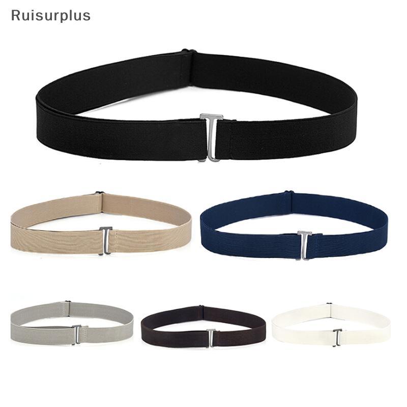 [Rui-t] เข็มขัดยืดพลาสติก แบบหัวซ่อน สำหรับทุกเพศ สวมใส่ง่ายและคล่องตัว