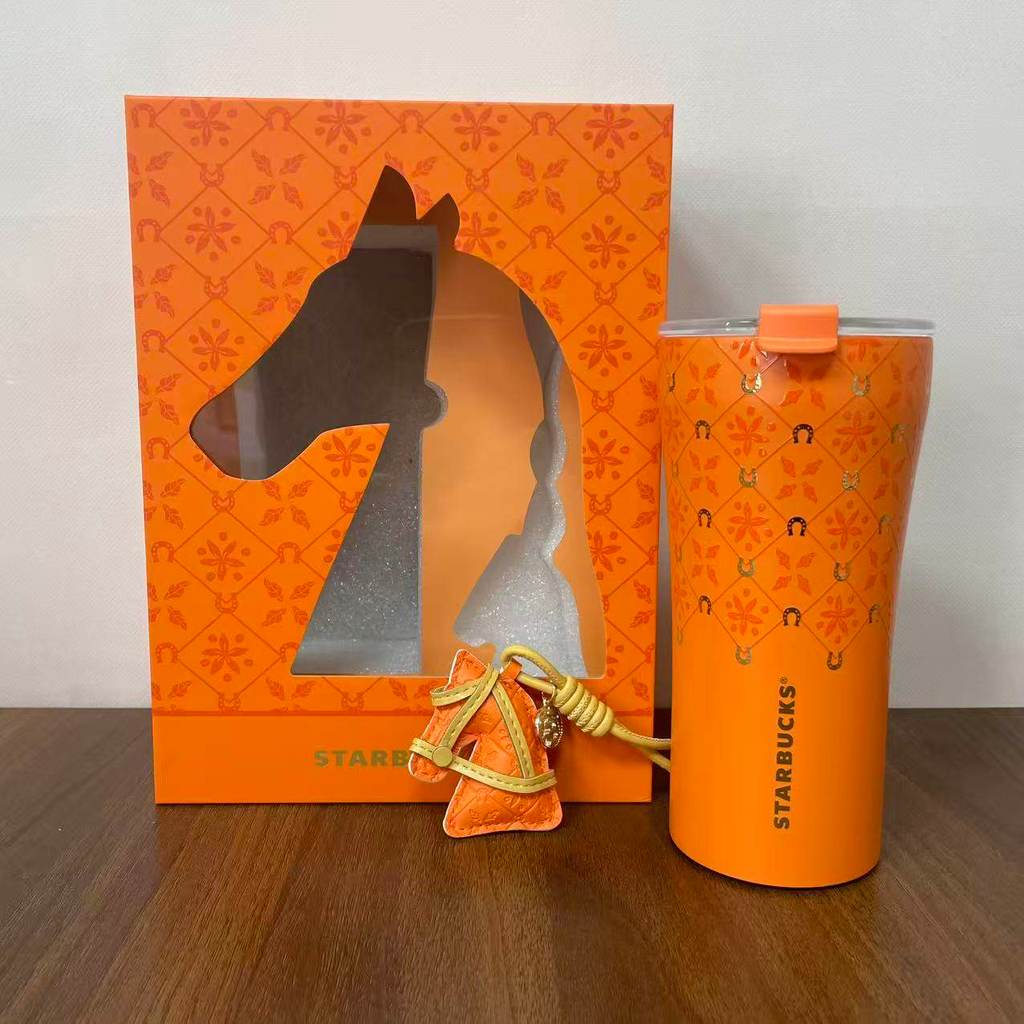 [คลังสินค้าพร้อม] Starbucks Cup 2026 Junyue Starway ปีใหม่ของขวัญหรูหราเรียบง่าย STTOKE เดสก์ท็อปกล่
