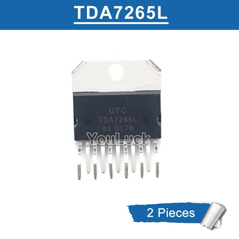 2pcs UTC TDA7265L ZIP-11 25W + 25W สเตอริโอเครื่องขยายเสียงชิป IC ใหม่