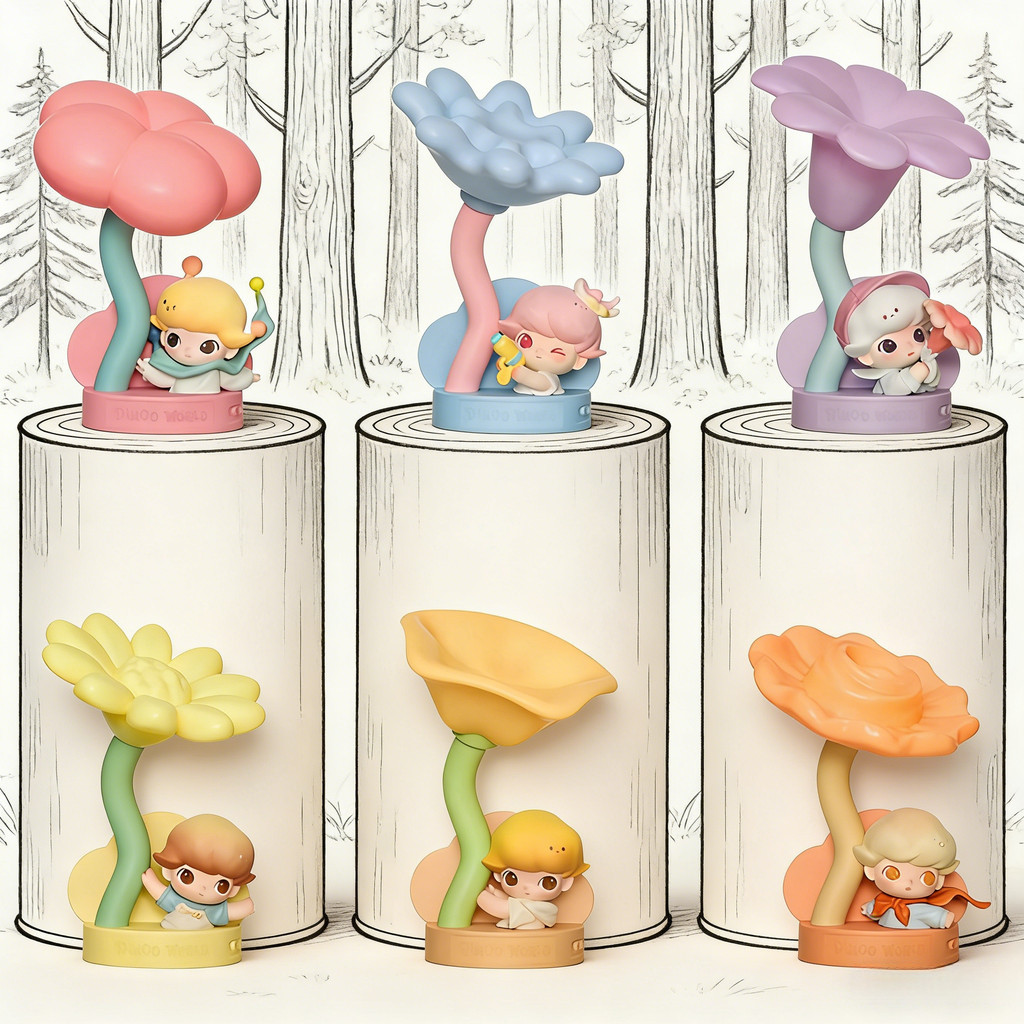 POPMART DIMOO Instant Adventure Series Sensor Night Light Mystery Box Gift เล่นอินเทรนด์