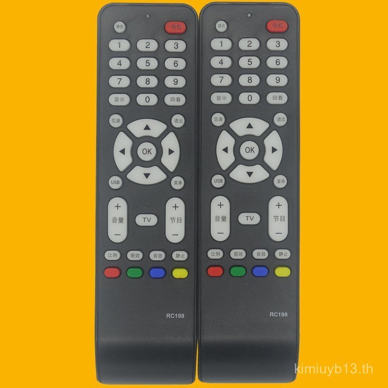 เหมาะสําหรับ TCL TV รีโมทคอนโทรล RC198 L32M9B L32F19 L37E9BD L26E19 L32E9BE