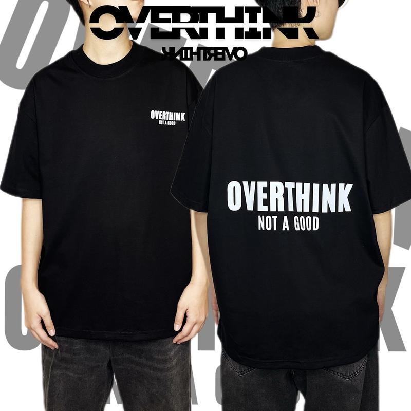 เสื้อยืดผ้าฝ้ายพิมพ์ลายหลวมตัวใหม่ เสื้อยืดแขนสั้นลำลองสำหรับเล่นกีฬาสไตล์อเมริกัน ยูนิเซ็กซ์