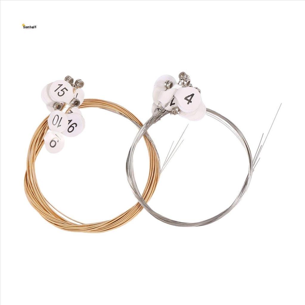 16 ชิ้น/เซ็ต Lyre Harp Strings สําหรับ 16-String Lyre Harp Neccessaries Strings Aecess