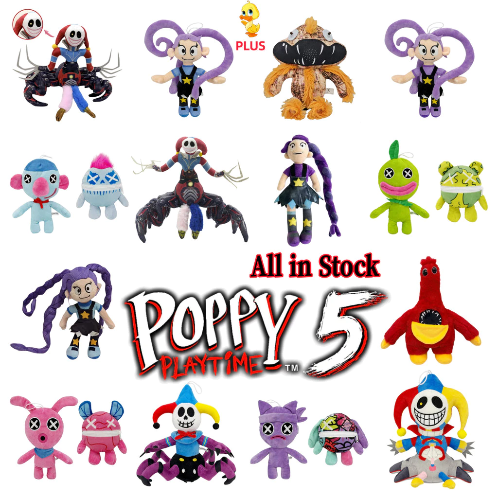 PLUS✨COD✨Poppy Playtime Chapter 5 Plush Lilylovebraids Theprototype Chum Plushie ตุ๊กตา Huggy Wuggy Poppy Playtime 5 ตุ๊กตาของเล่นของขวัญสร้างสรรค์ตุ๊กตาสําหรับวันเด็ก