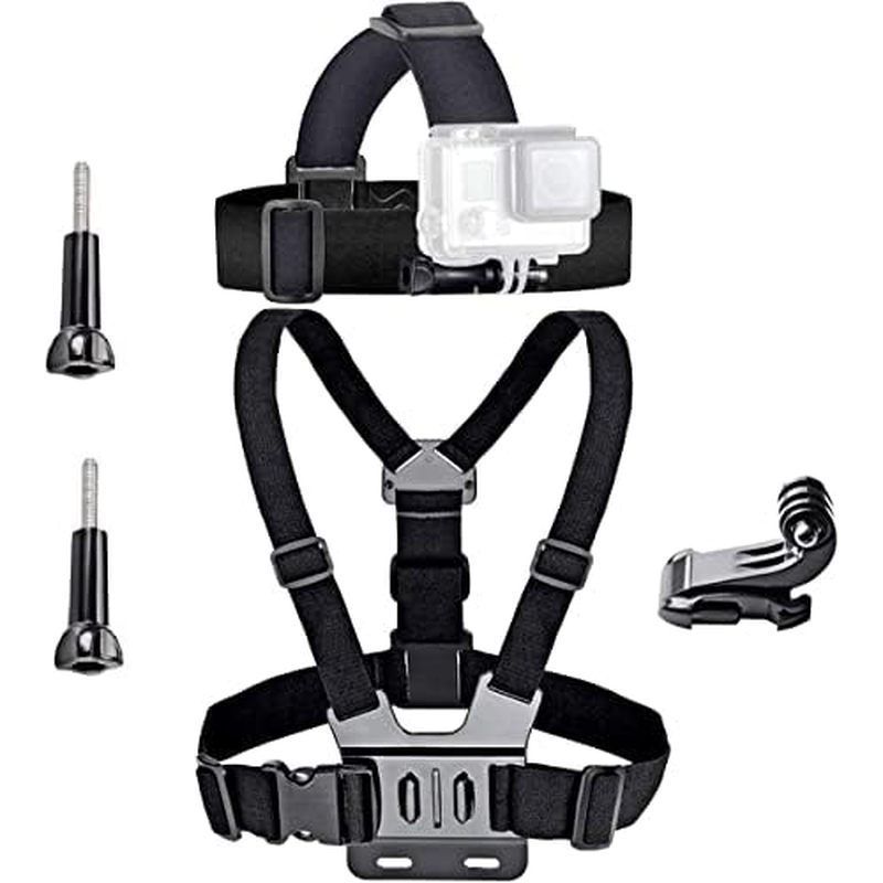 VVHOOY กีฬาอุปกรณ์เสริมกล้องแถบคาดศีรษะ Mount สายรัดหน้าอกใช้งานร่วมกับ AKASO EK7000 Brave 4 Brave 7