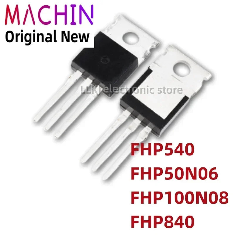 5 ชิ้น FHP540 FHP50N06 FHP100N08 FHP840 TO220 Field Effect ทรานซิสเตอร์