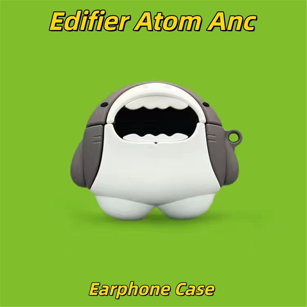สต็อกพร้อม! สําหรับ Edifier Atom Anc Case Casing Soft Silicone Creative Cartoon Headphone Case NO.2