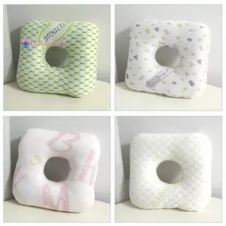 [HomeJoy-t] เจาะหูโพสต์ศัลยกรรมหมอนผ้าฝ้ายบรรจุรูหู Breathable Sleep Bed Cushion สําหรับการนอนหลับด้านข้าง