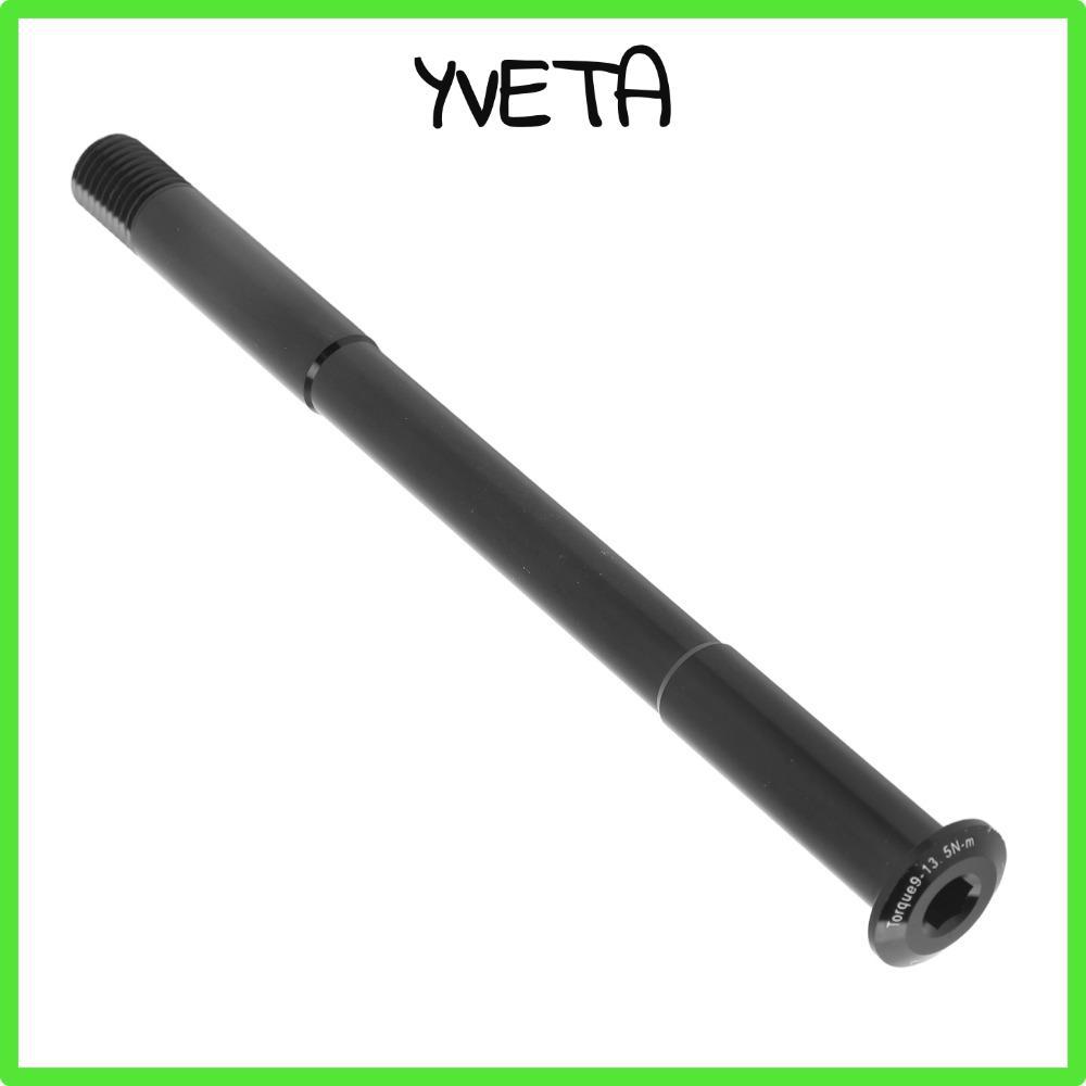 YVETA ส้อม Thru เพลา, ด้าย Pitch 1.0/1.5 มม.อลูมิเนียมจักรยาน Thru เพลา, ความยาวทนทาน 17/168/185 มม.