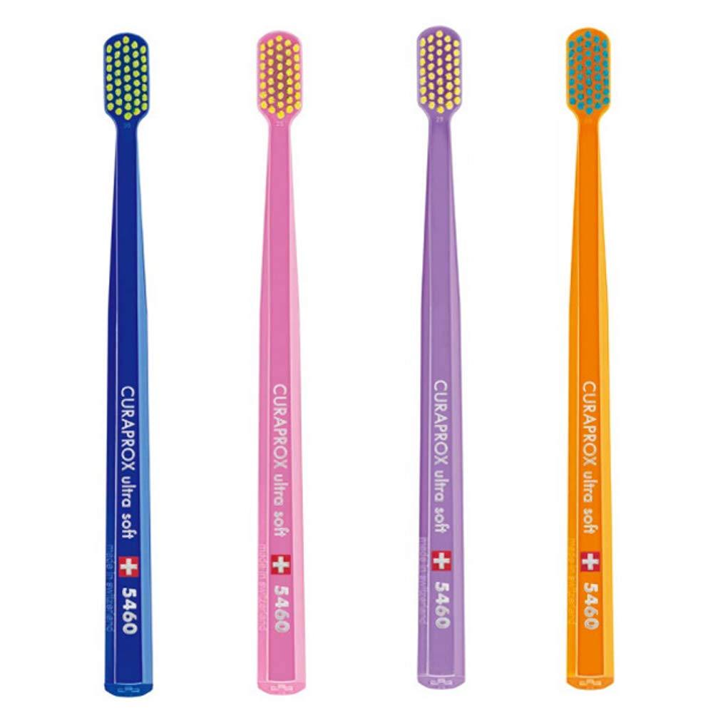 Curaprox Ultra Soft Toothbrush with Super Fine Bristles CS5460 (Pack of 4) - Curaprox Dental Exclusi