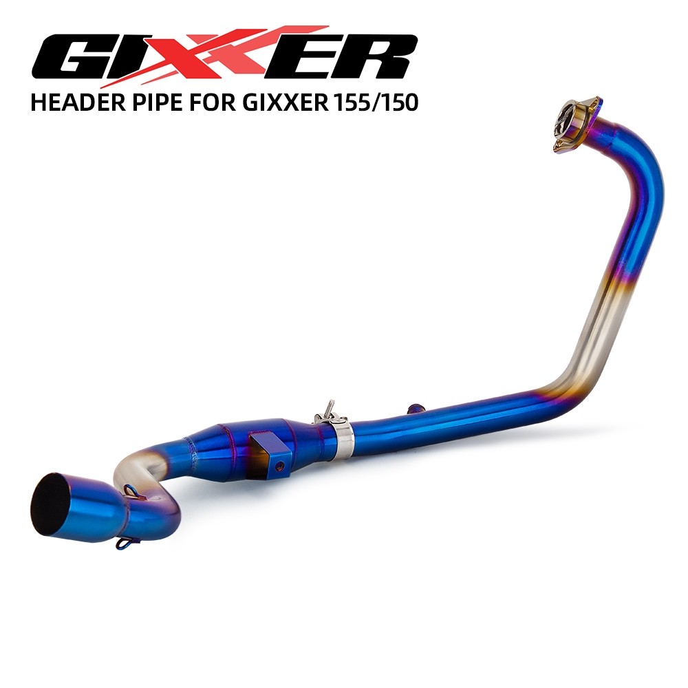 ข้อศอกสแตนเลสรถจักรยานยนต์ไอเสียข้อศอก 51 มม.สําหรับ Gixxer150 Gixxer155 Gixxer 150 155 SF155