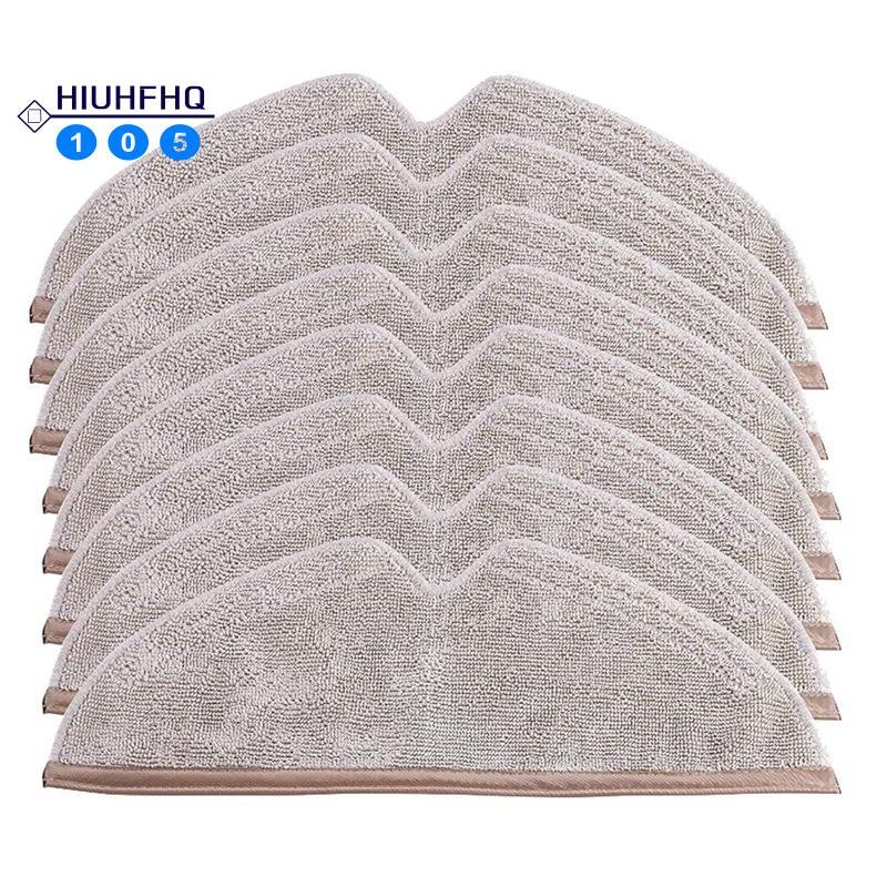 Hiuhfhq106Multipack 8PCS ผ้าไมโครไฟเบอร์ม็อบเหมาะสําหรับ, Q8, S5 Max, Q5 Pro, E4, E5, S5, S6, S6 Pur