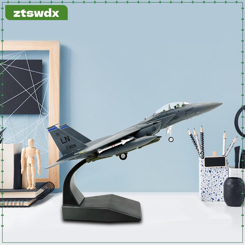 [ztswdx] 1/100 Scale F15E Fighter โลหะผสมDiecastรุ่นเครื่องบินเครื่องบินจอแสดงผลสําหรับทีวี